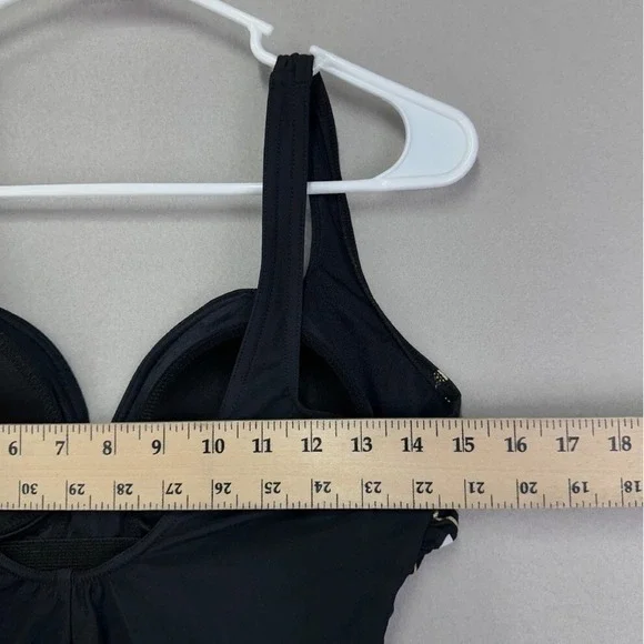 Miraclesuit‎ One Piece Swimsuit Womens 12 Black Sweetheart Neckline Shapewear - Picture 10 of 12